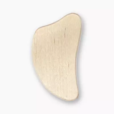 Массажер гуаша Карельская береза. 12х6,8 см., 39 г