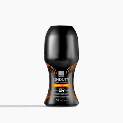 Дезодорант-антиперспирант с шариковым аппликатором «Активная защита» для мужчин, 50 мл